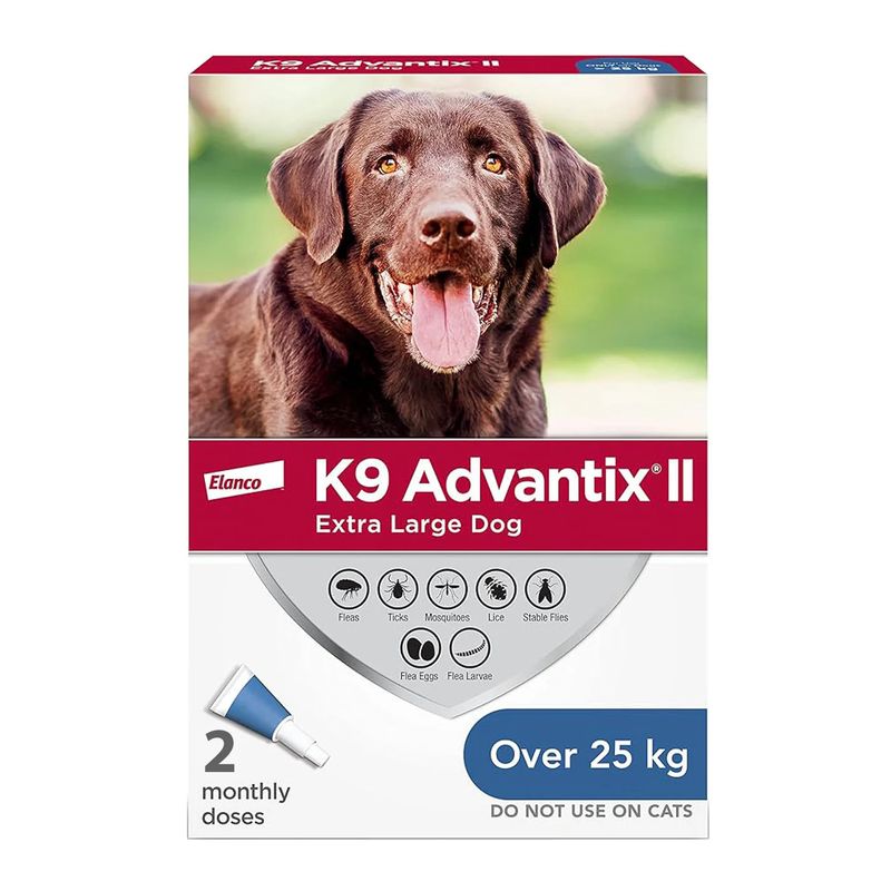 K9 Advantix II  - 2 Dose [DOG] 25KG +