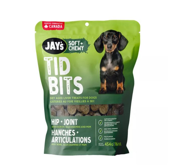 Jay’s Tid Bits Hip &amp; Joint Treats 454GM