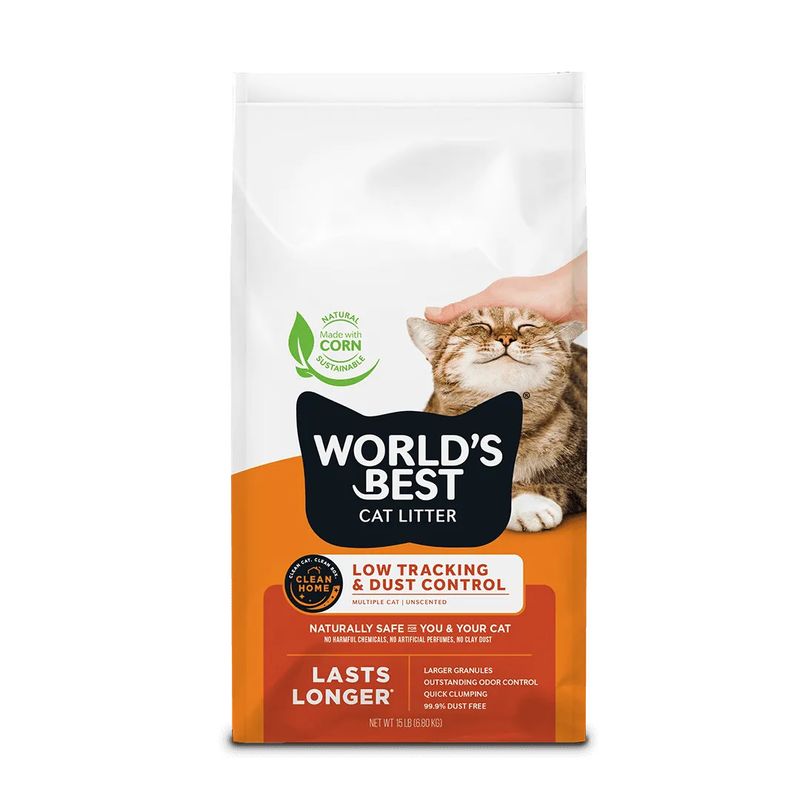 World's Best Low Tracking &amp; Dust Control Litter 28LB