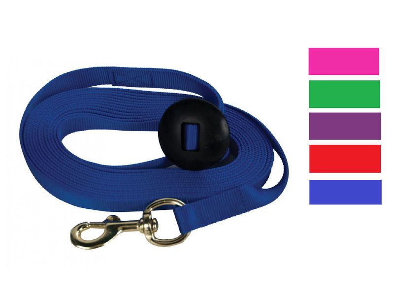 Nylon Lunge Line w/ Stopper Purple