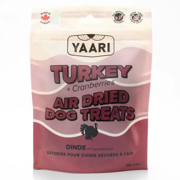 Yaari Air Dried Treats Turkey &amp; Cranberries 130GM
