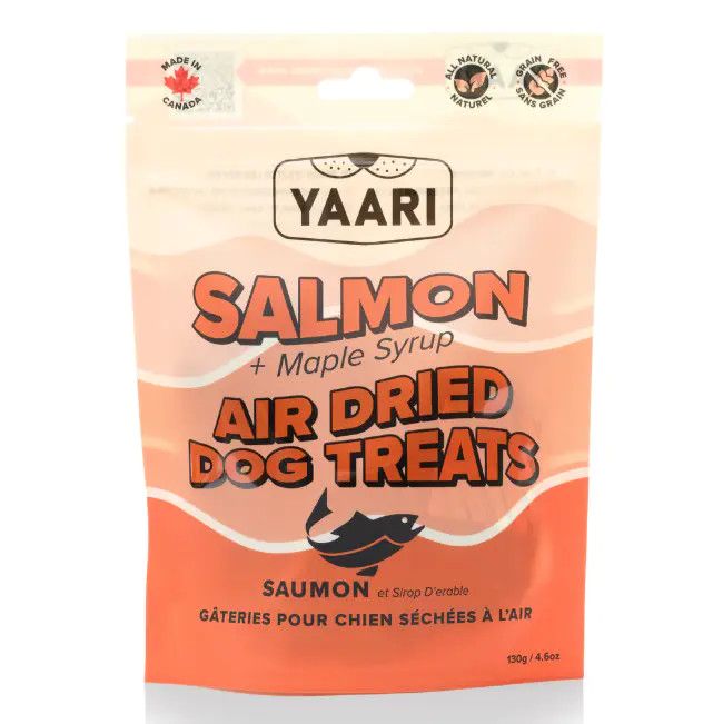 Yaari Air Dried Treats Salmon &amp; Maple Syrup 130GM