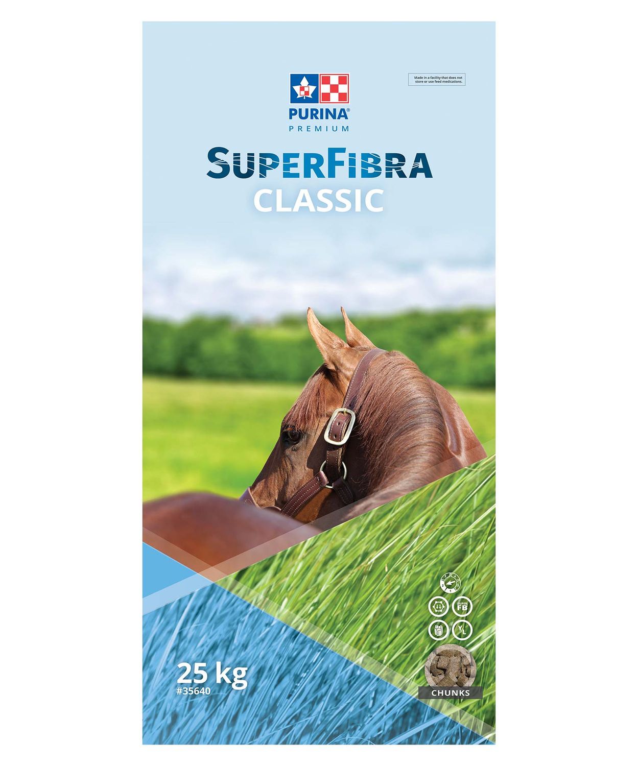Purina SuperFibra Plus Classic (Chunks) 25KG