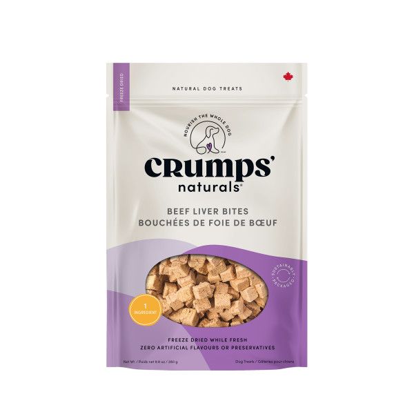 Crumps' Naturals Beef Liver Bites 280GM