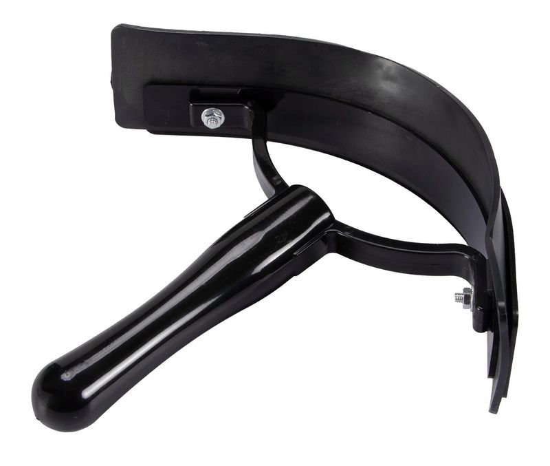 Curved Rubber Sweat Scraper Black