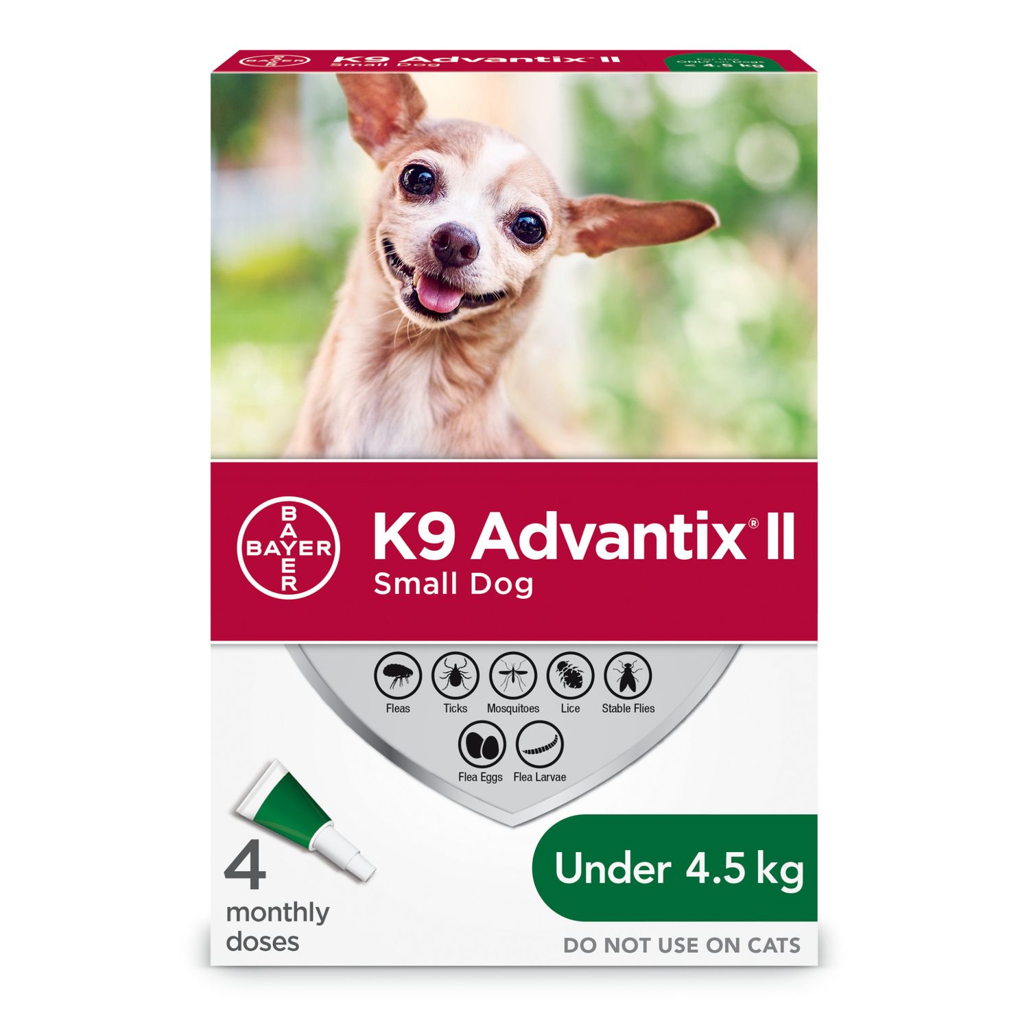 K9 Advantix II  - 4 Dose [DOG] 0 - 4.5KG