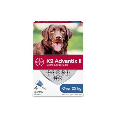 K9 Advantix II  - 4 Dose [DOG] 25KG +
