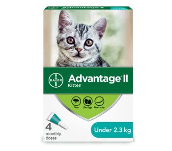 Advantage II - 4 Dose [CAT] 0 - 2.3KG