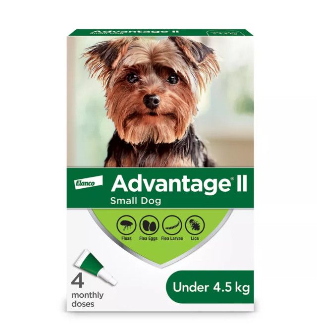 Advantage II  - 4 Dose [DOG] 0 - 4.5KG