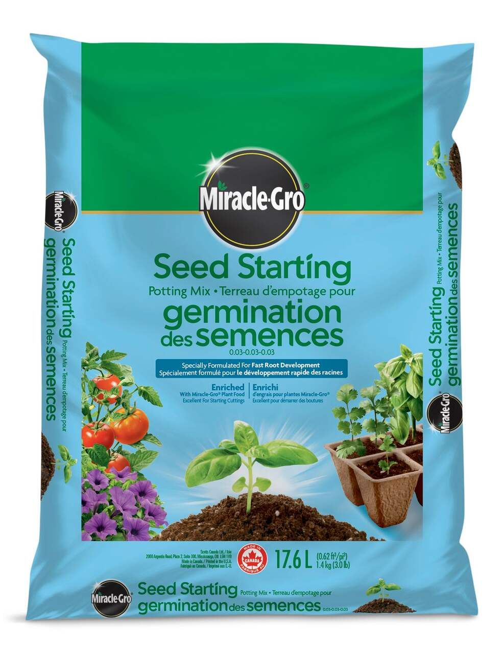 Miracle-Gro Seed Starting Soil 17.6 L