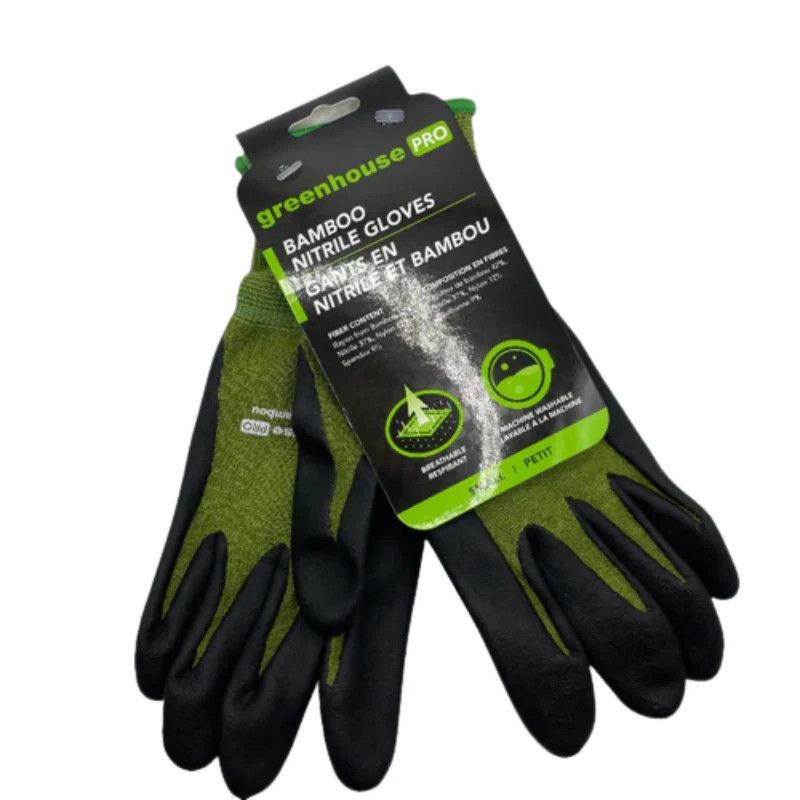 GreenhousePRO Bamboo Nitrile Gloves MEDIUM