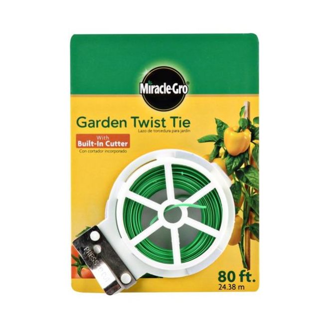 Garden Twist Tie w/ Cutter 80'