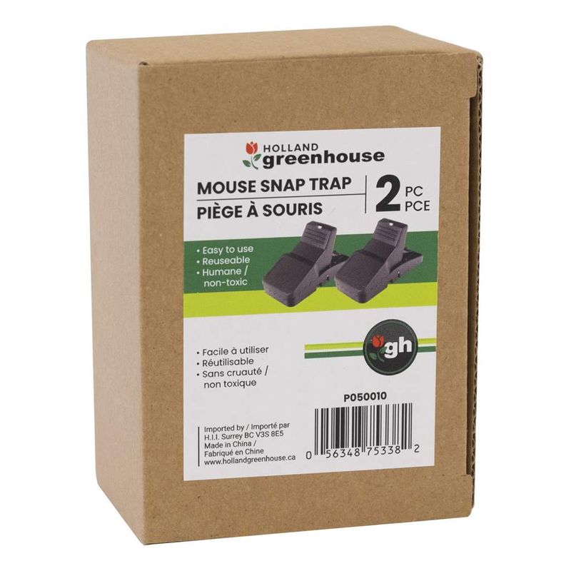 Holland Greenhouse Mouse Snap Trap 2 Pk