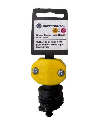 Screw Clamp Hose Repair Male Coupling - Fits Any Size