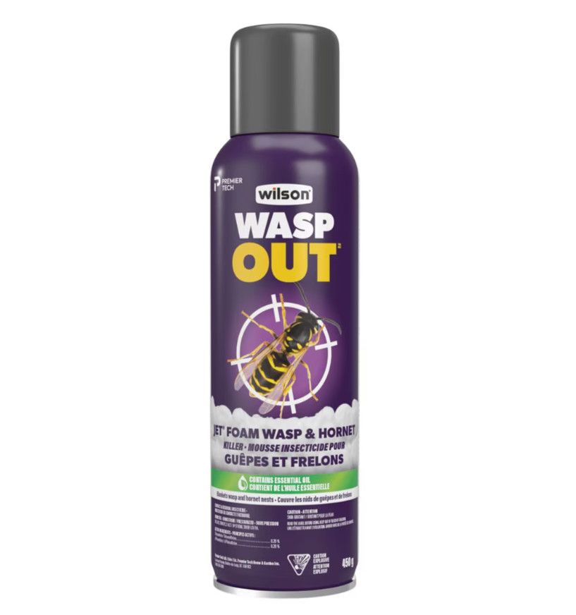 Wilson WaspOut Jet Foam Wasp &amp; Hornet Killer 450GM