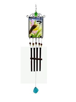 Windchime Stained Glass Bird