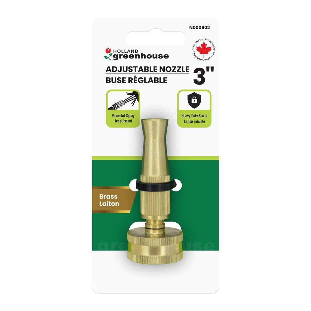 Adjustable Brass Sweeper Nozzle 3"