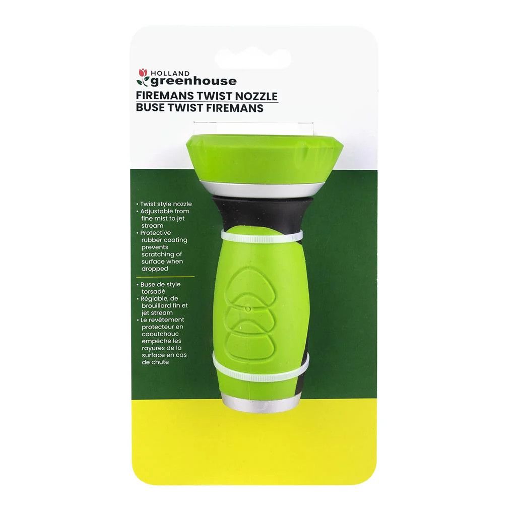 Nozzle Fireman's Twist Green &amp; Black