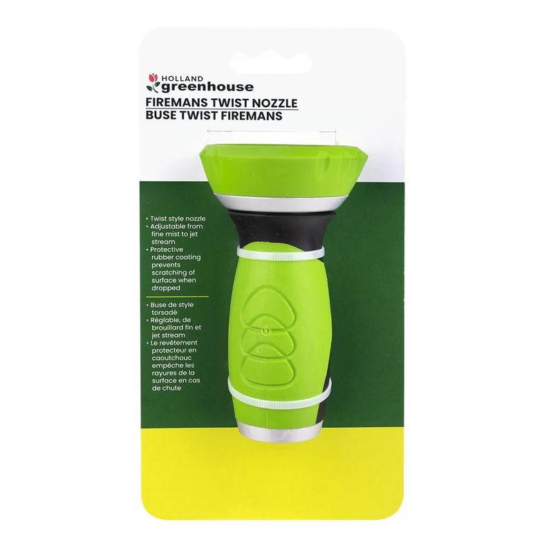 Nozzle Fireman's Twist Green &amp; Black