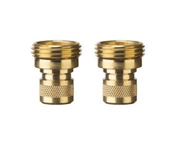 Nelson Brass Quick Connect Male 2PK^