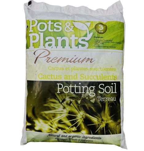 Pots &amp; Plants Cactus and Succulents Potting Soil 3L