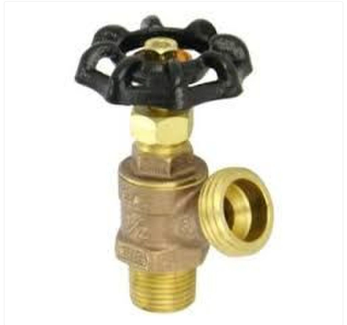 Brass Hose Bib 1/2"
