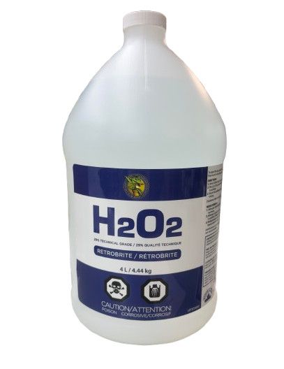 Hydrogen Peroxide H202 29% 4L