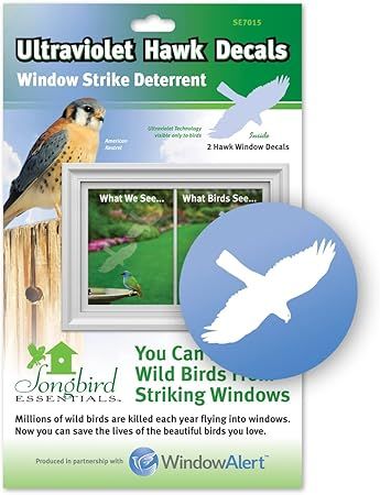 WindowAlert Decals - Ultraviolet Hawk