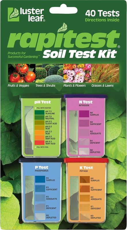Lusterleaf Rapitest Soil Test Kit - 40 Tests