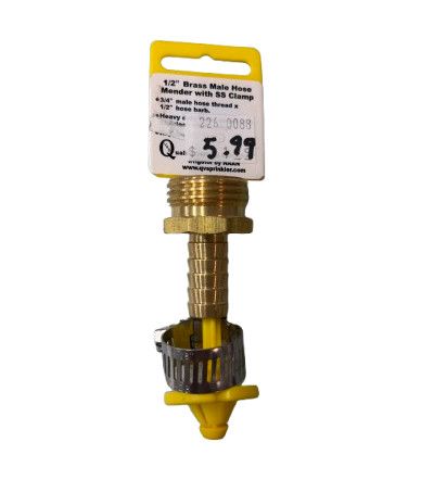 Hose Repair - Brass Male 1/2"