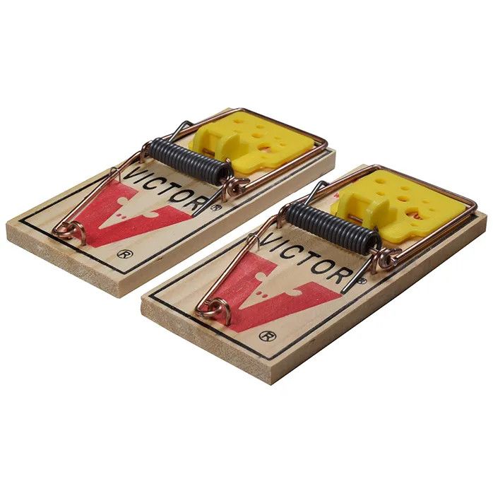 Victor Wide Pedal Mouse Traps 2PK