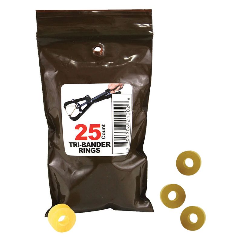 Wadsworth Tri-Bander Rings 25PK