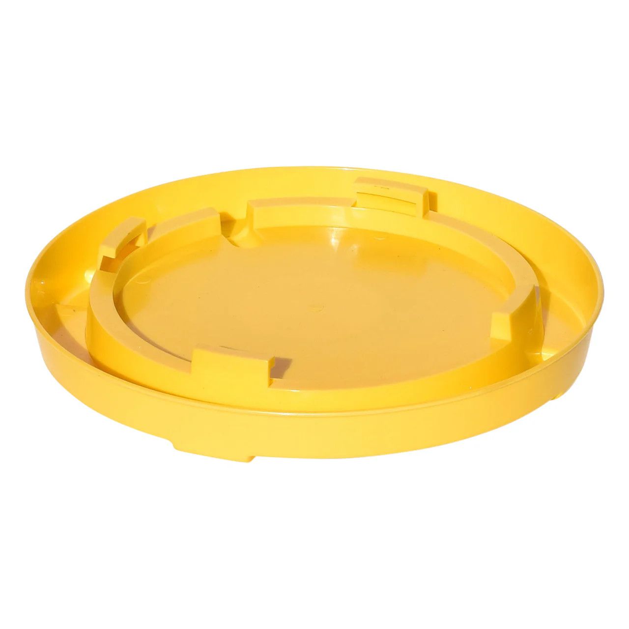 Tuff Stuff Enclosed Poultry Drinker Gallon Base (Yellow)
