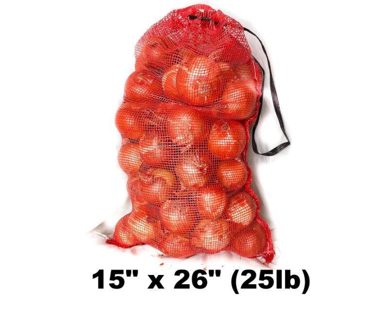 Onion Sacks 15" X 26" 25LB
