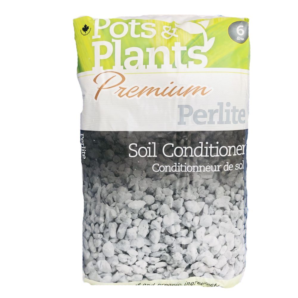 Perlite Pots &amp; Plants 6L