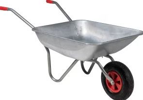 Galvanized Steel Wheelbarrow 2.5 Cu Ft