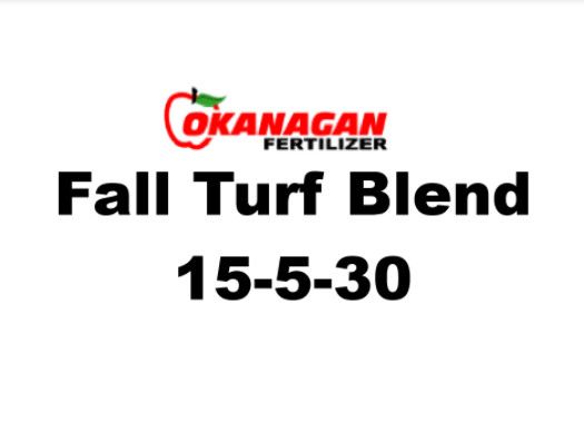 Okanagan Fertilizer 15-5-30 Fall Turf Blend 25KG