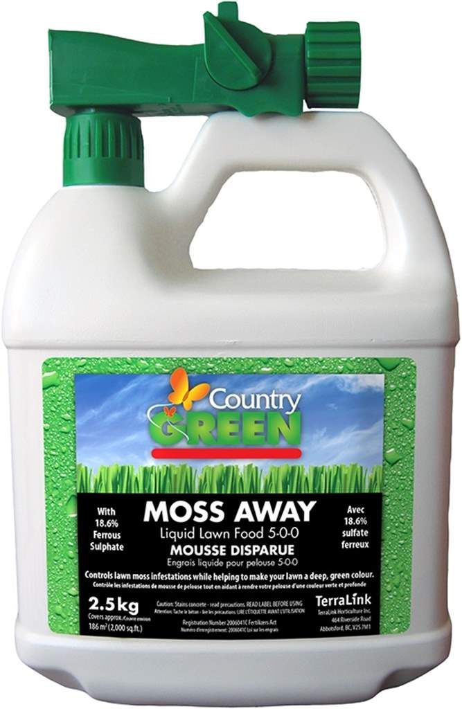Country Green Moss Away 5-0-0 Liquid Lawn Food 2.5KG