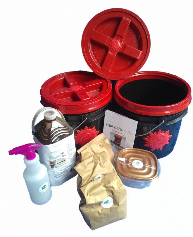 Bokashicycle Pet Waste Disposal System  - Black^