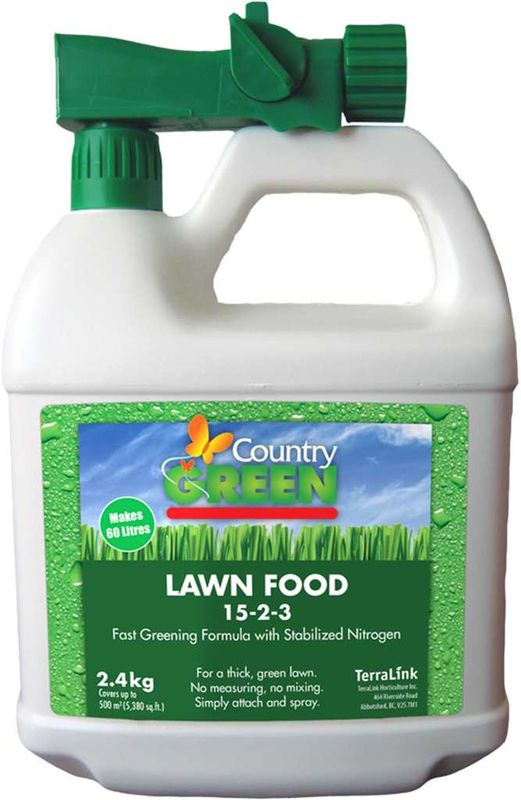 Country Green Lawn Food 15-2-3 2.4KG