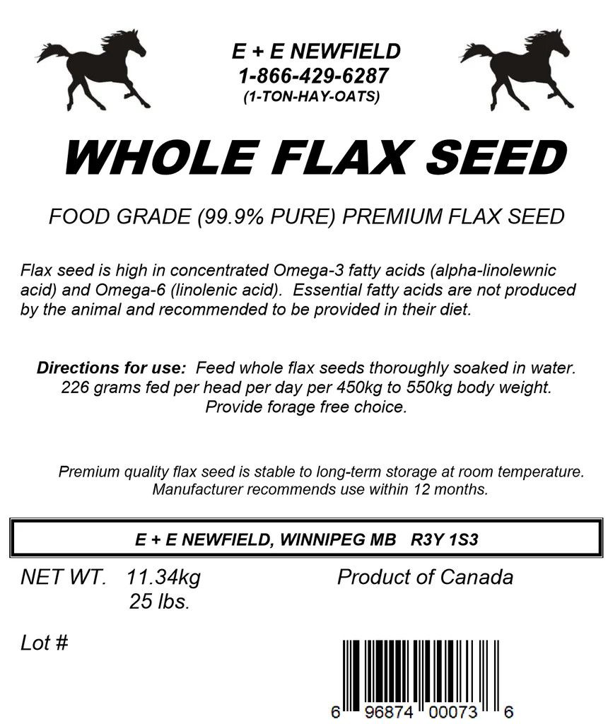 Brown Flax - Whole 11.34G