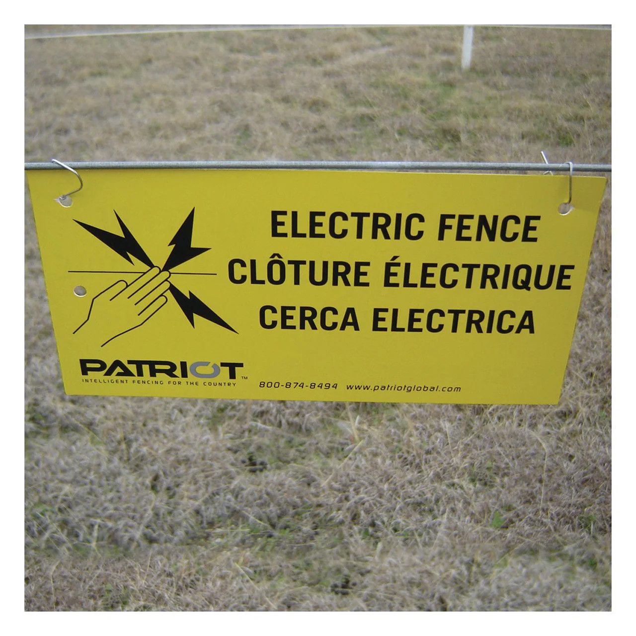 Electric Fence Warning Sign