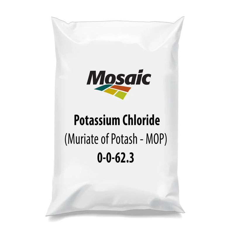 Potassium Chloride (Muriate Of Potash) 0-0-62 25KG