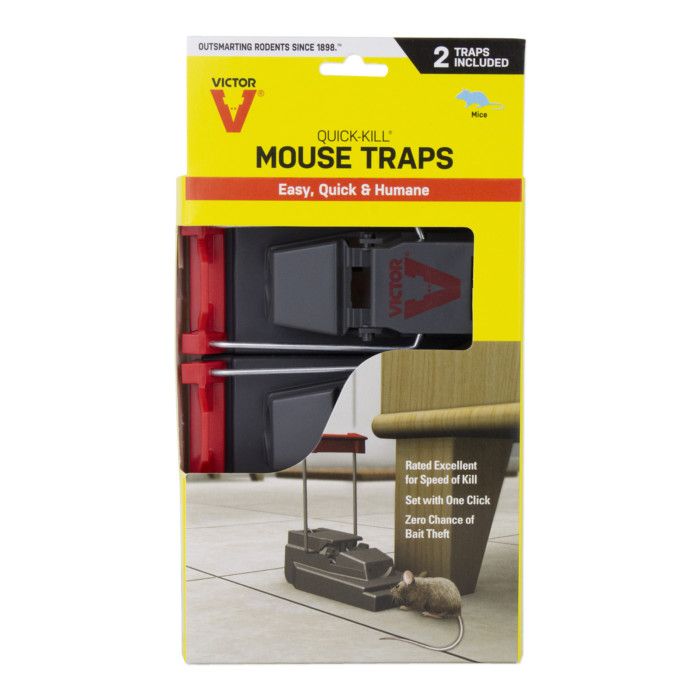 Victor Mouse Trap Quik Kill 2Pk