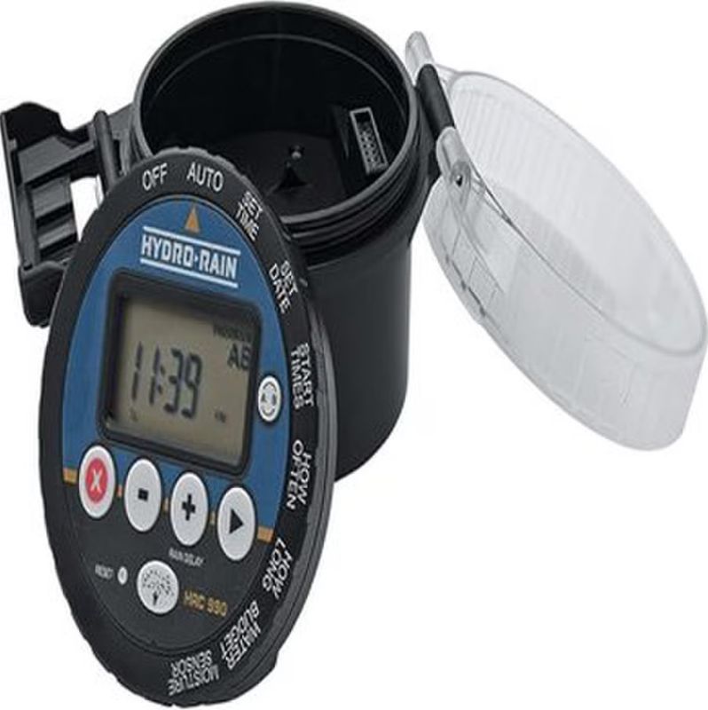 Timer - Hydro Rain HRC 990 4-Station Battery-Powered Controller w/ 1 Solenoid