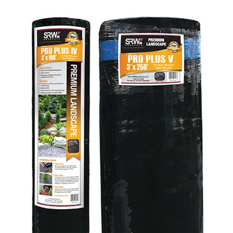 SRW Pro Plus V Felt Landscape Fabric 4OZ 3' X 250'