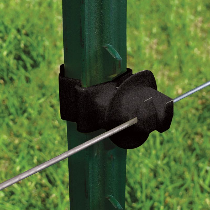 Patriot T-Post Claw Insulator Black 25PK