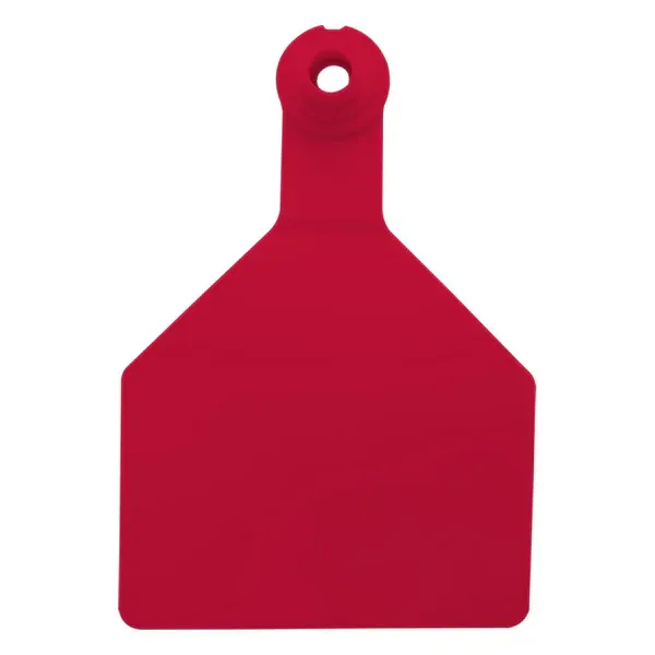 Stockman Z Tag 2PC Cow Tag - Red 25 PKG