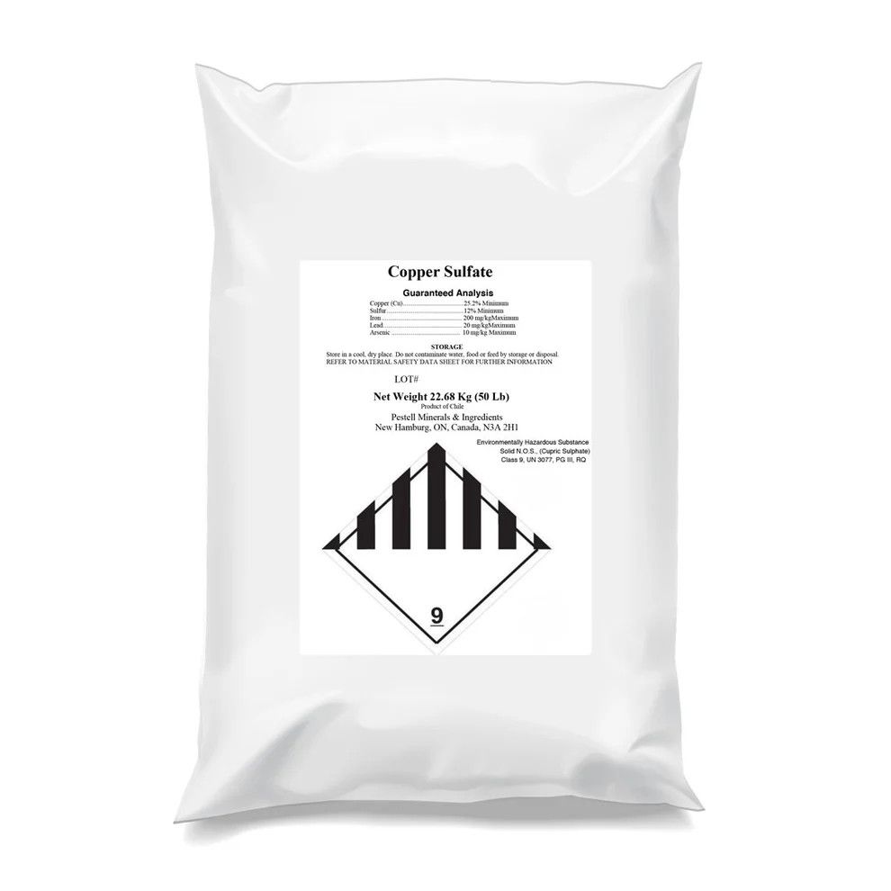 Copper Sulphate 25% Fine 22.7KG