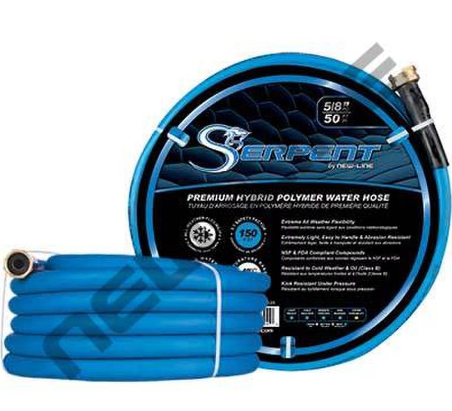 Serpent Blue Garden Hose 5/8" X 100' 150 PSI